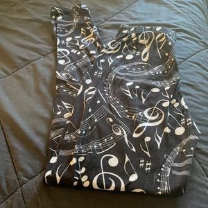 Music Note print Agnus & Dora Leggings